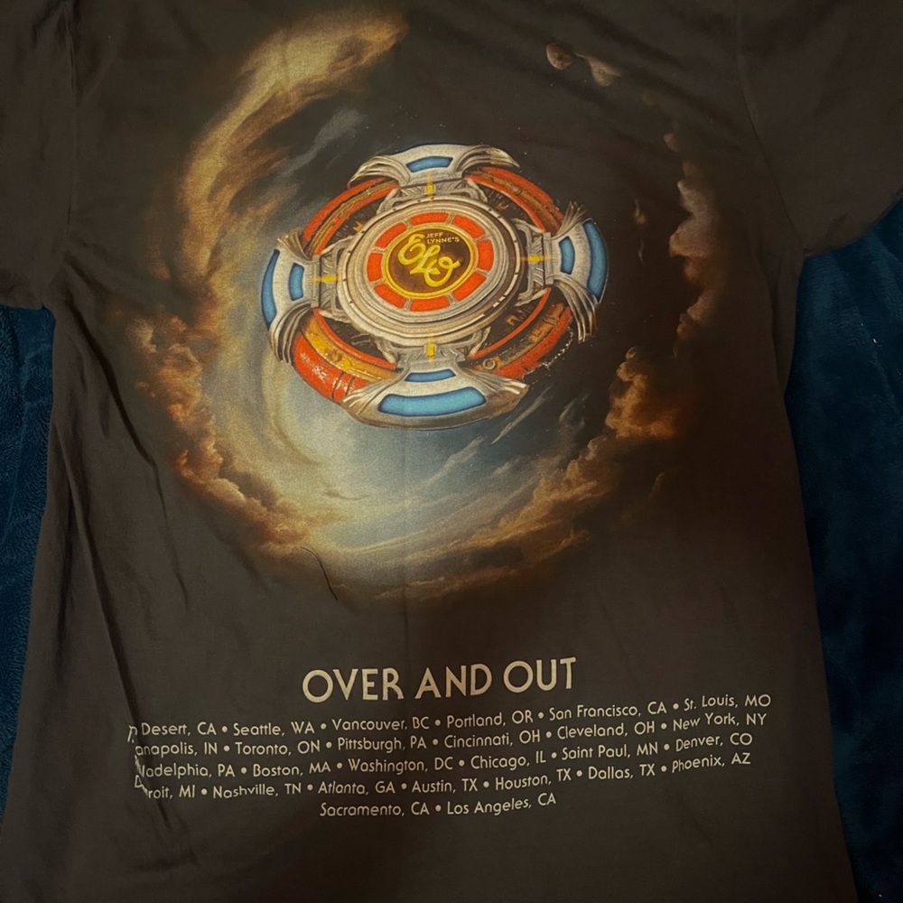 ELO-2024 Over and Out- tour Tshirt Size small